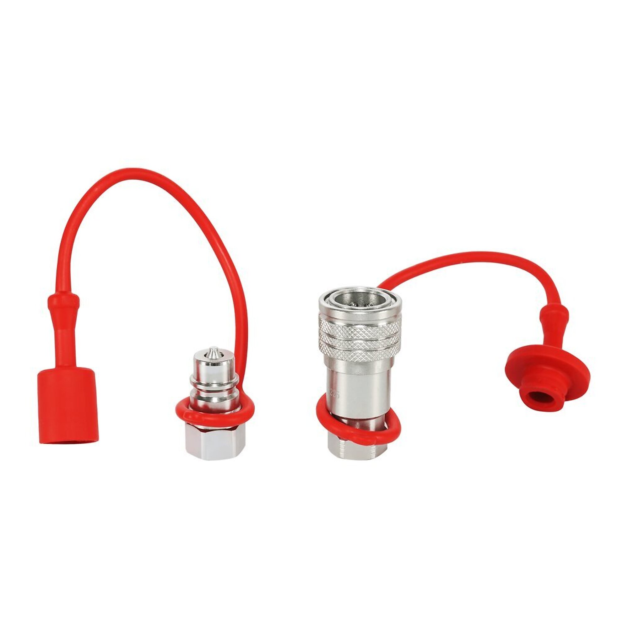 Magister 1/4? AG Hydraulic Quick Couplers Set - 3/8? SAE Port